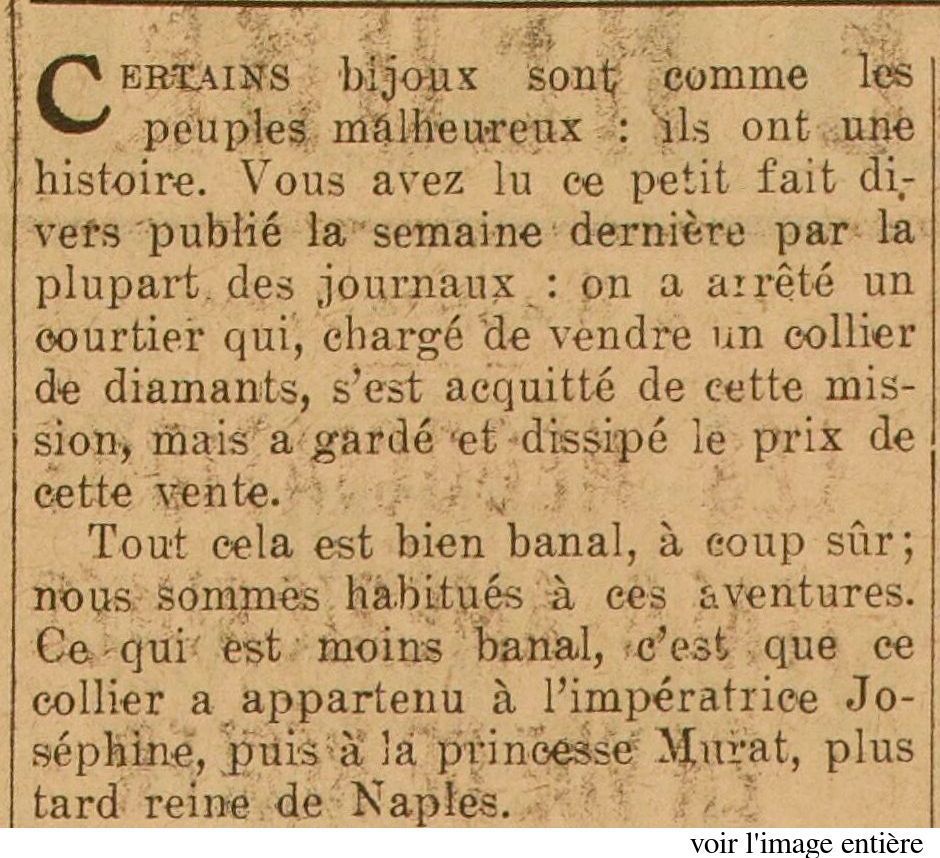 v Excelsior 1925 11 08 02 Le collier de Joséphine