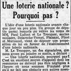 v LIntransigeant 1925 11 15  loterie nationale