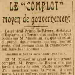 v LOeuvre 1925 11 15 03 le complot un moyen de gouvernement