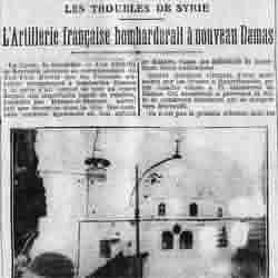 v La Presse 1925 11 15 01 bombardement de Damas