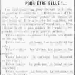 v Le Funi 1925 11 15 03 pour être belle