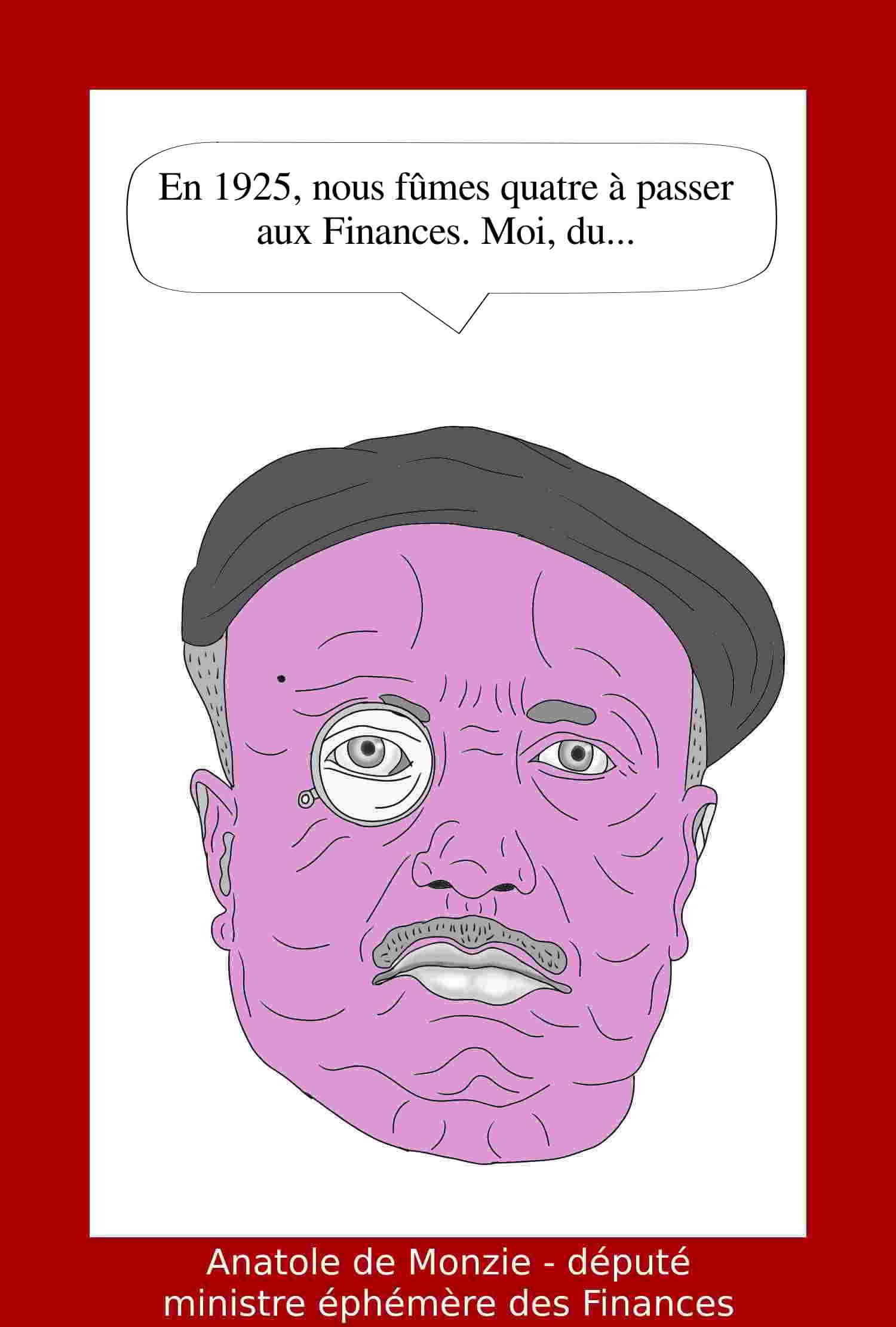 Anatole de Monzie ministre éphémère des Finances