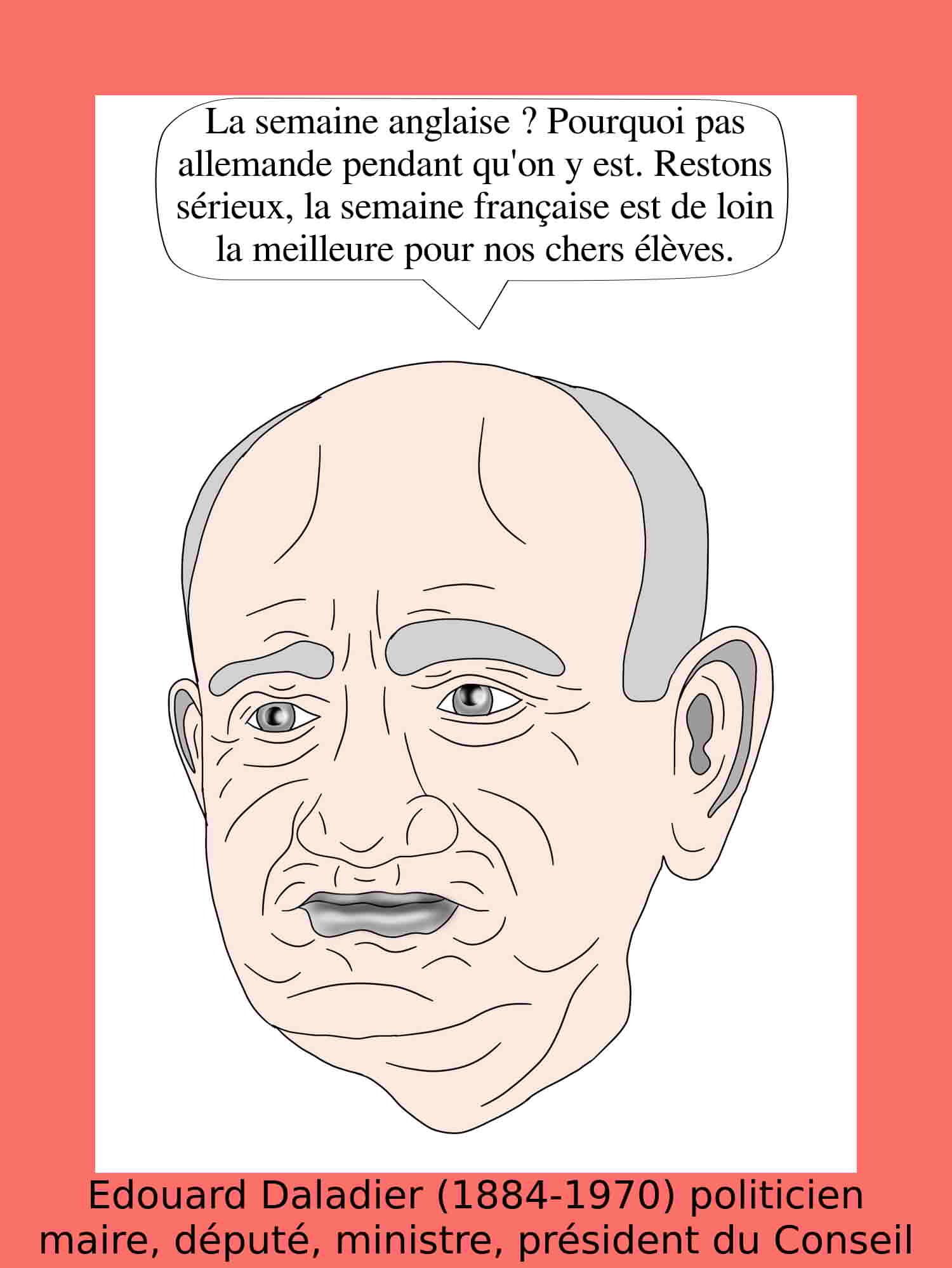 Edouard Daladier maire Carpentras et Avignon ministre et président