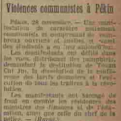 Le Journal 1925 11 29 01 violences communistes à Pékin