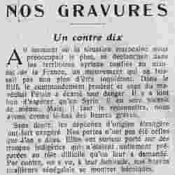 v Le Petit journal illustré 1925 11 29 02 nos gravures héroïsme en Syrie