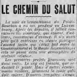 v La Presse 1925 12 06 01 réflexions -  le chemin du salut Aristide Briand