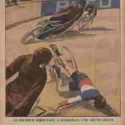v Le Petit journal illustré 1925 12 06 Le coureur Sérès fait une chute grave