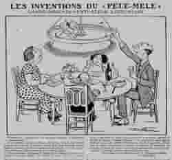 v Le Pêle mêle 1925 12 06 l'invention du Pêle Mêle - Un chasses-mouches-ventilateur économique