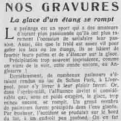 Le Petit journal illustré 1925 12 20 nos gravures la glace se rompt