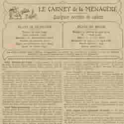 v Le Petit écho de la mode 1925 12 20 Le carnet hebdomadaire de La Bignole et du Grillon du foyer