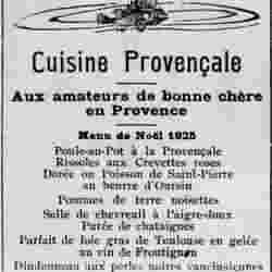v Le Provençal de Paris 1925 12 20 la  cuisine provençale Auguste Escoffier