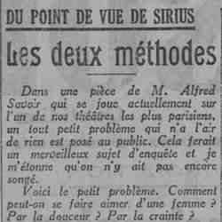 Paris soir 1925 12 20 Comment peut-on se faire aimer. d'une femme