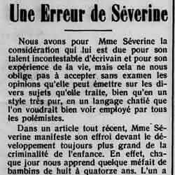 Le Cri de Marseille 1926 01 03 Le développement toujours plus grand de la criminalité de l’enfance