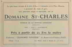 v LÉclaireur du dimanche 1926 01 03 Le Domaine Saint-Charles, avenue de la Grande Corniche