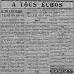 v Paris soir 1926 01 03 02 Sirius Victor Méric : Esprit de corps