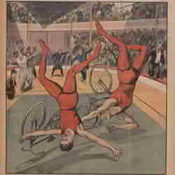 v Le Petit journal illustré 1926 01 10 La chute de deux acrobates du cirque royal de Belgique 
