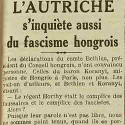 v LOeuvre 1926 01 15 03 fascisme hongrois