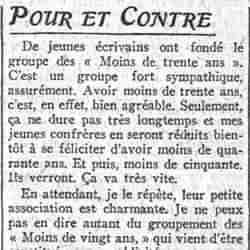 v Le Petit Parisien 1926 01 15 01 pour ou contre Maurice Prax