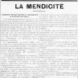 v Le Funi 1926 01 17 la mendicité à travers les âges