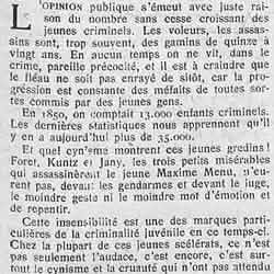 Le Petit journal illustré 1926 01 24 La délinquance des mineurs, est le fait de la semaine qu'évoque Ernest Laut