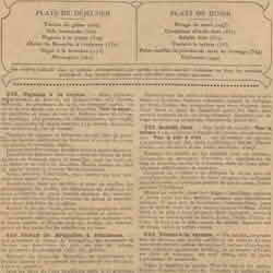 Le Petit écho de la mode 1926 01 24 Les recettes hebdomadaires du Grillion du foyer et de  La Bignole