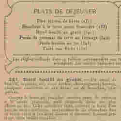 Le Petit écho de la mode 1926 02 07 Les recettes hebdomadaires du Grillon du foyer et de La Bignole