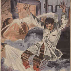 Le Petit journal illustré 1926 02 21 André Ribaud victime de la science