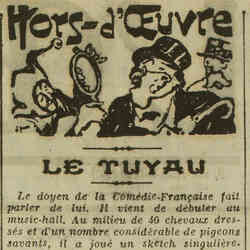 L'Oeuvre 1926 02 28 Le doyen de la Faculté des Lettres de Besançon fait parler de lui.