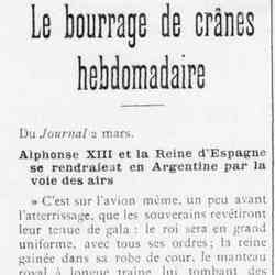 Le Funi 1926 03 07  Bourrage de crânes hebdomadaire