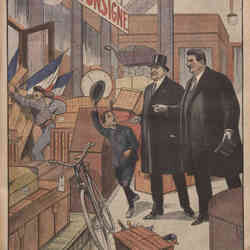 Le Petit journal illustré 1926 03 21 Un amusant épisode du voyage présidentiel à Lyon