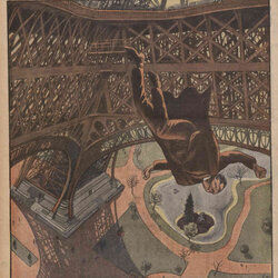v Le Petit journal illustré 1926 03 21 suicides à la tour Eifell