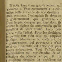 La Dépêche 1926 04 11 Idees et doctrines : gouverner