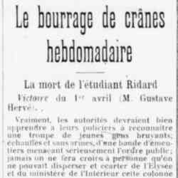 Le Funi 1926 04 11 Bourrage de crâne hebdomadaire