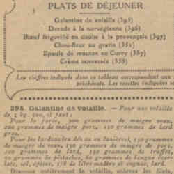 Le Petit écho de la mode 1926 04 11 Les recettes hebdomadaires du Grillon du foyer et de La Bignole