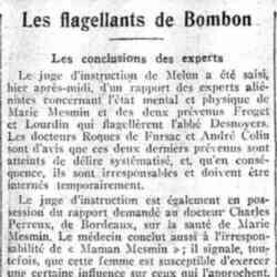Journal des débats 1926 04 18 Les flagellants de Bombon
