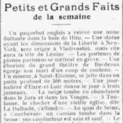 Le Funi 1926 04 18 02 Petits et grands faits de la semaine