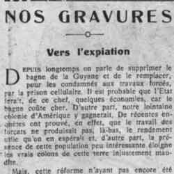 Le Petit journal illustré 1926 04 18 Nos gravurs vers l'expiation