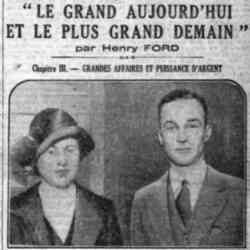 v Le Petit Parisien 1926 04 23  Henry Ford chap III Grandes affaires et puissance d'argent