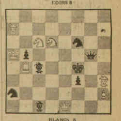 Excelsior 1926 05 02 La partie d'échecs n° 283 jouée entre Akiba Rubinstein et Xavier Tartakover au tournoi de Dresde le 10 avril 1926