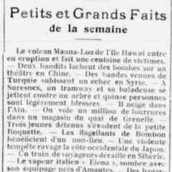 Le Funi 1926 05 02 Petis et grands faits de la semaine