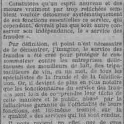 LHomme libre 1926 05 15 L'étrange activite du service des fraudes : une reforme s'impose