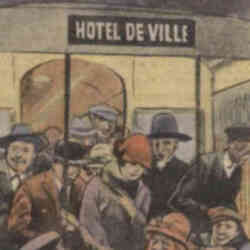 Le Petit journal illustré 1926 05 16 Un autobus au poste de police