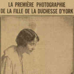 Excelsior 1926 05 23 Elisabeth future reine d'Angleterrre Elisabeth II