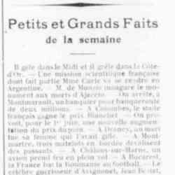 v Le Funi 1926 05 23 Petits et grands faits