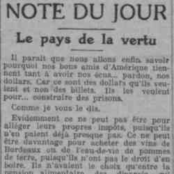v LHomme libre 1926 06 01 Amérique, le pays de la vertu