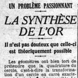 Le Matin 1926 06 06 La synthèse de lor