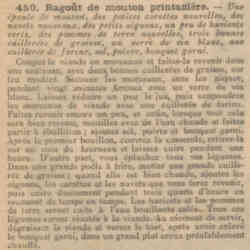 Le Petit écho de la Mode 1926 06 13 Les recettes hebdomadaires du Grillon du foyer et de La Bignole