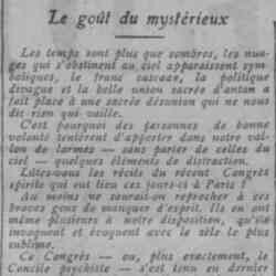 Comoedia 1926 06 20 le Goût du mystérieux