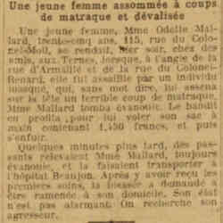 Excelsior 1926 06 20 Les faits divers de l'Excelsior