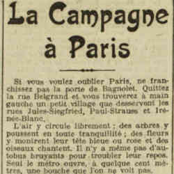 L'Oeuvre 1926 06 20 La campagne à Paris